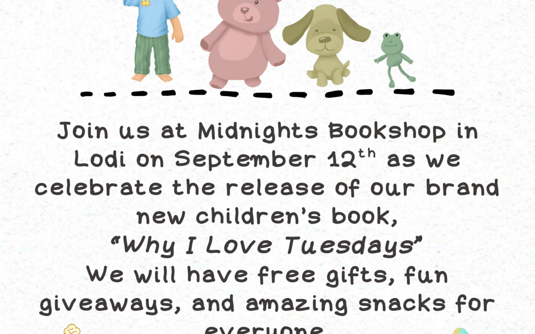 Children’s Book Launch: Why I Love Tuesdays
